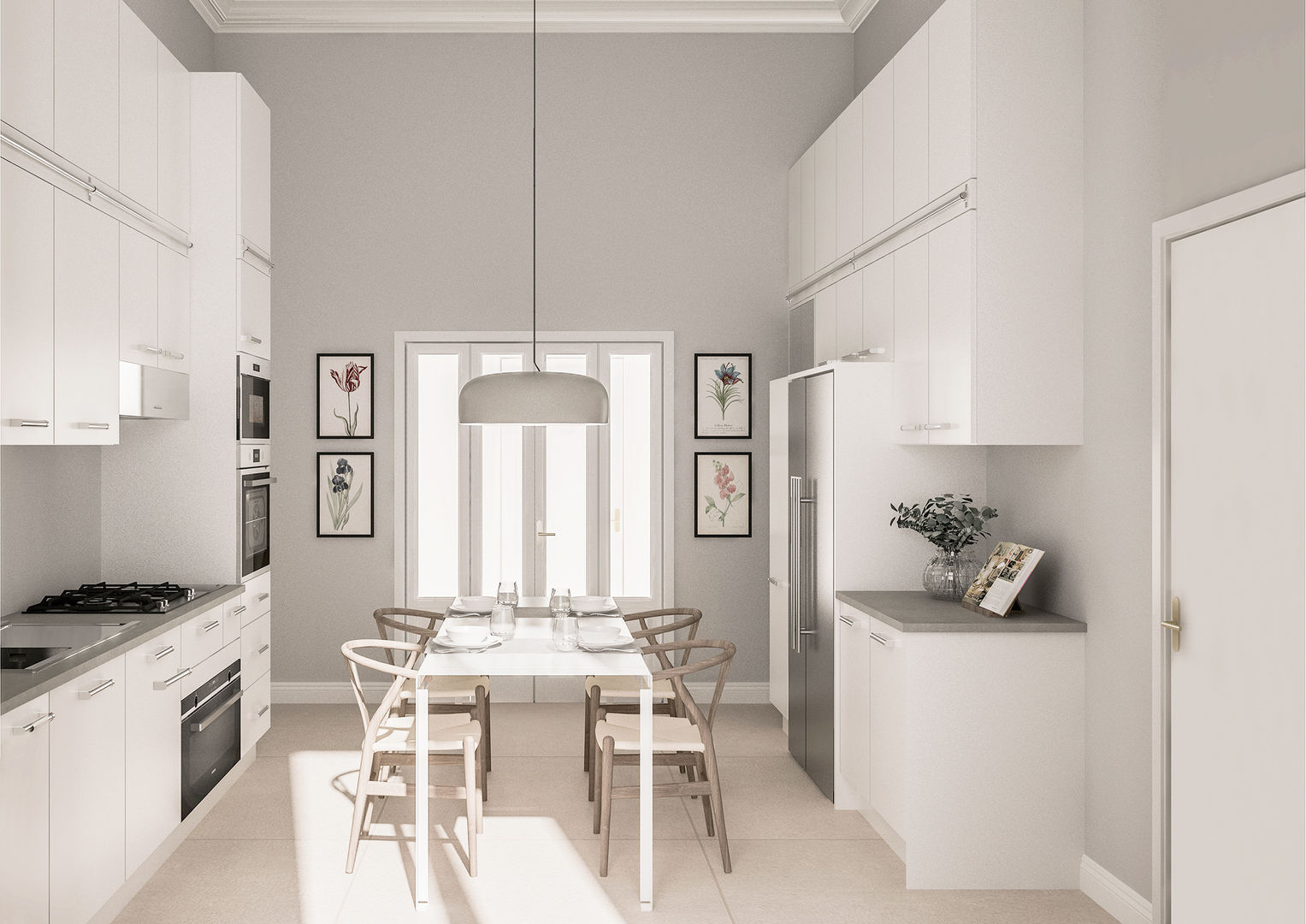 Appartamento in Milano, Magenta - Real Estate - 210mq, Bongio Valentina Bongio Valentina Nhà bếp phong cách thực dân