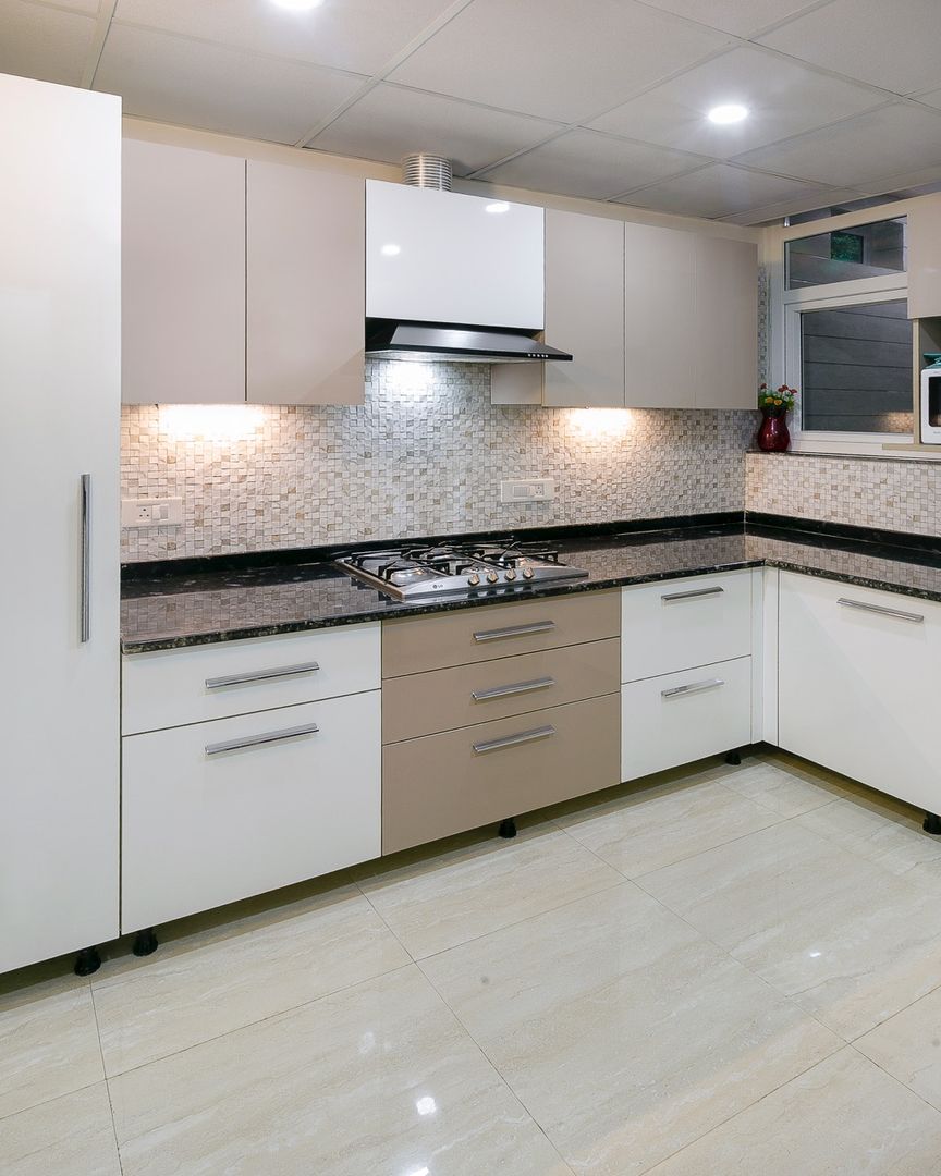 Fully Modular Kitchen JoyHomes LLP Kitchen units Plywood Modular Kitchen, Built-in appliances, factory finish kitchen