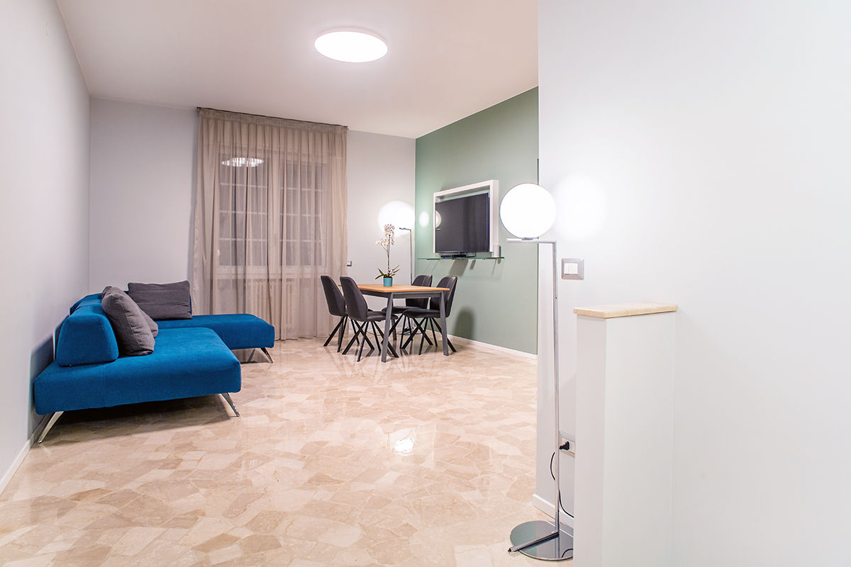 Ristrutturazione appartamento di 100mq a Brescia, zona Ospedale, Facile Ristrutturare Facile Ristrutturare Living room