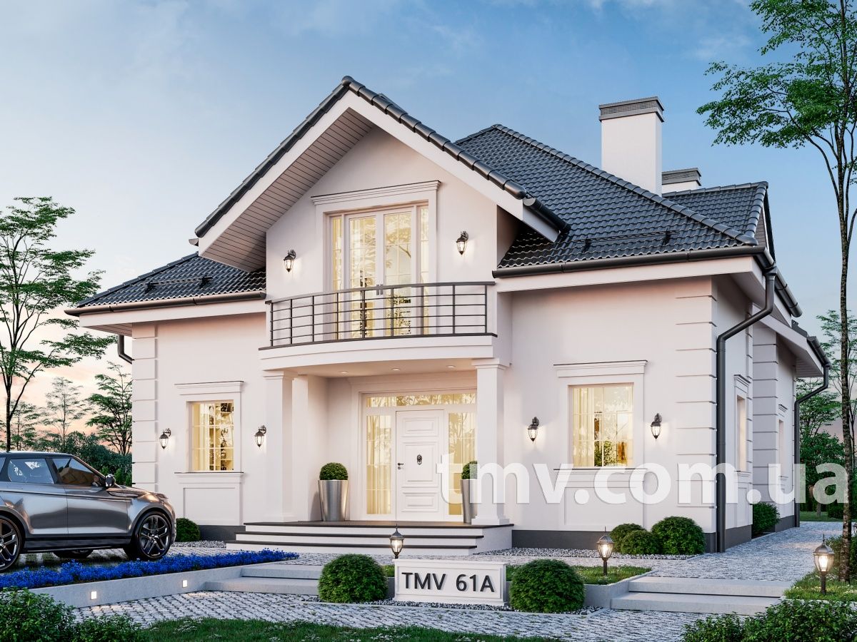 Стильный особняк с мансардой и вторым светом TMV 61A, TMV Homes TMV Homes