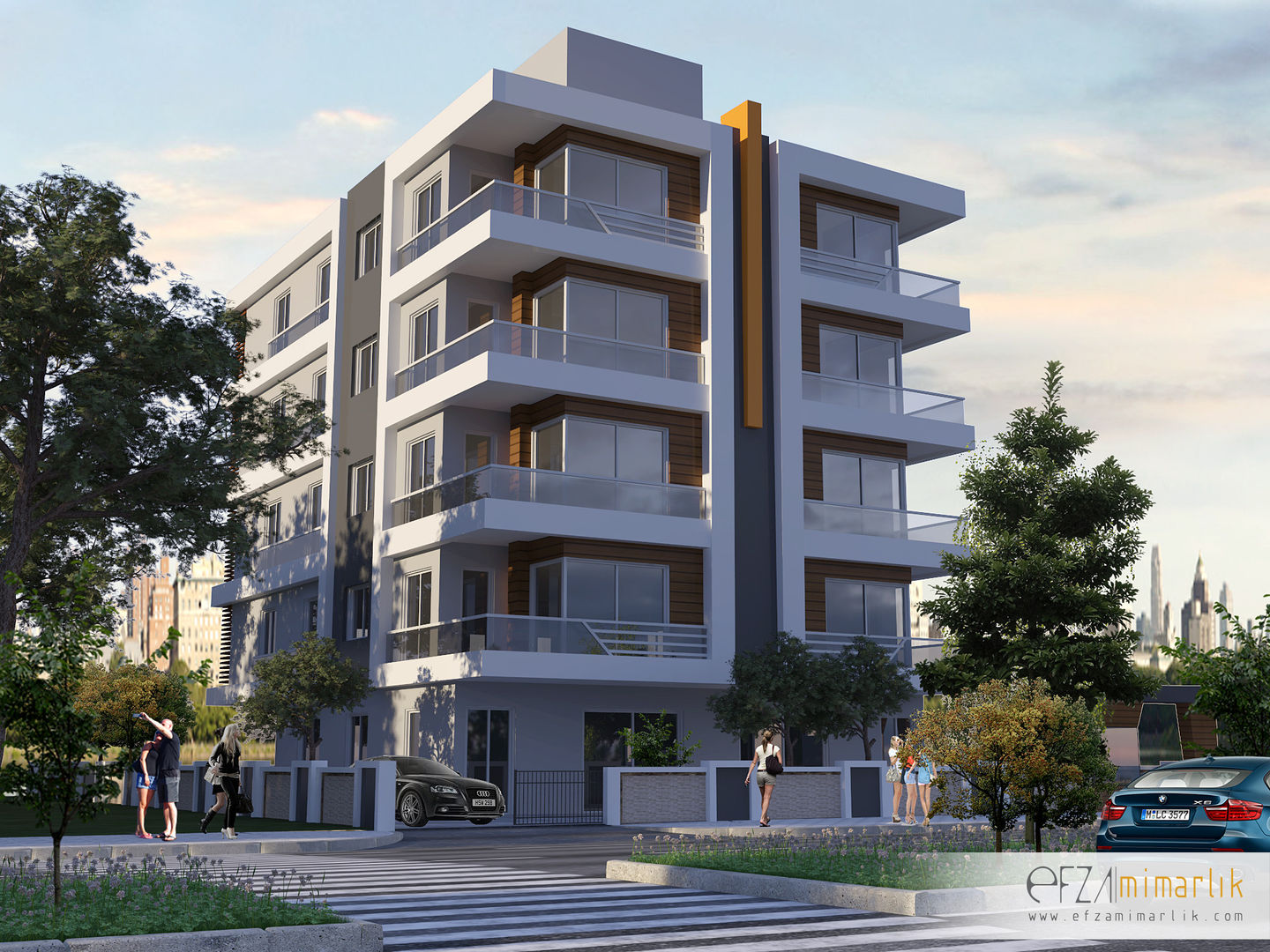 Rita Homes - Muratpaşa / Antalya, Efza Mimarlık Efza Mimarlık منزل عائلي كبير