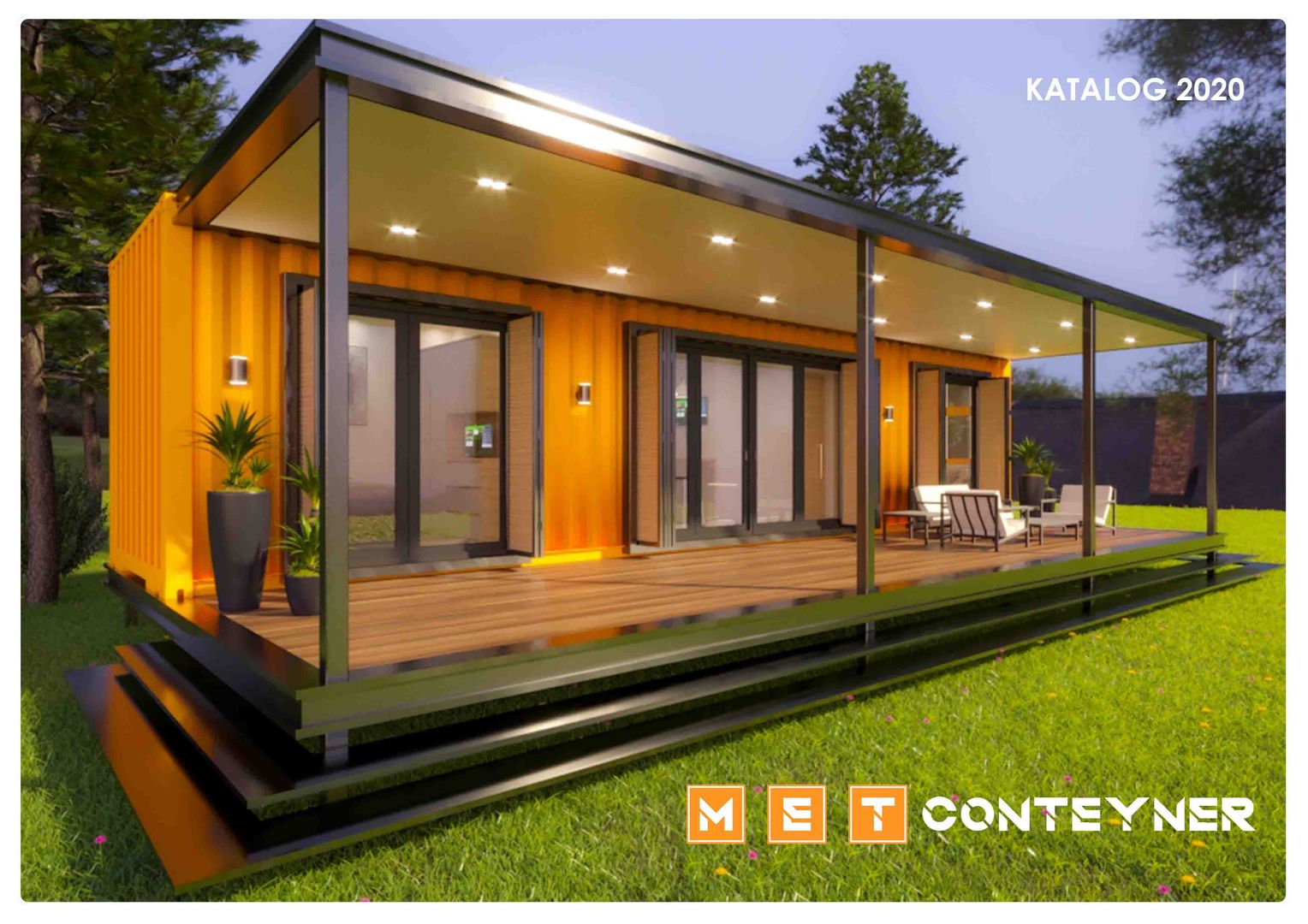 TINY HOUSE | KÜÇÜK EV | KONTEYNER EV, Meteor Mimarlık & Tasarım Meteor Mimarlık & Tasarım Casas de estilo industrial Metal