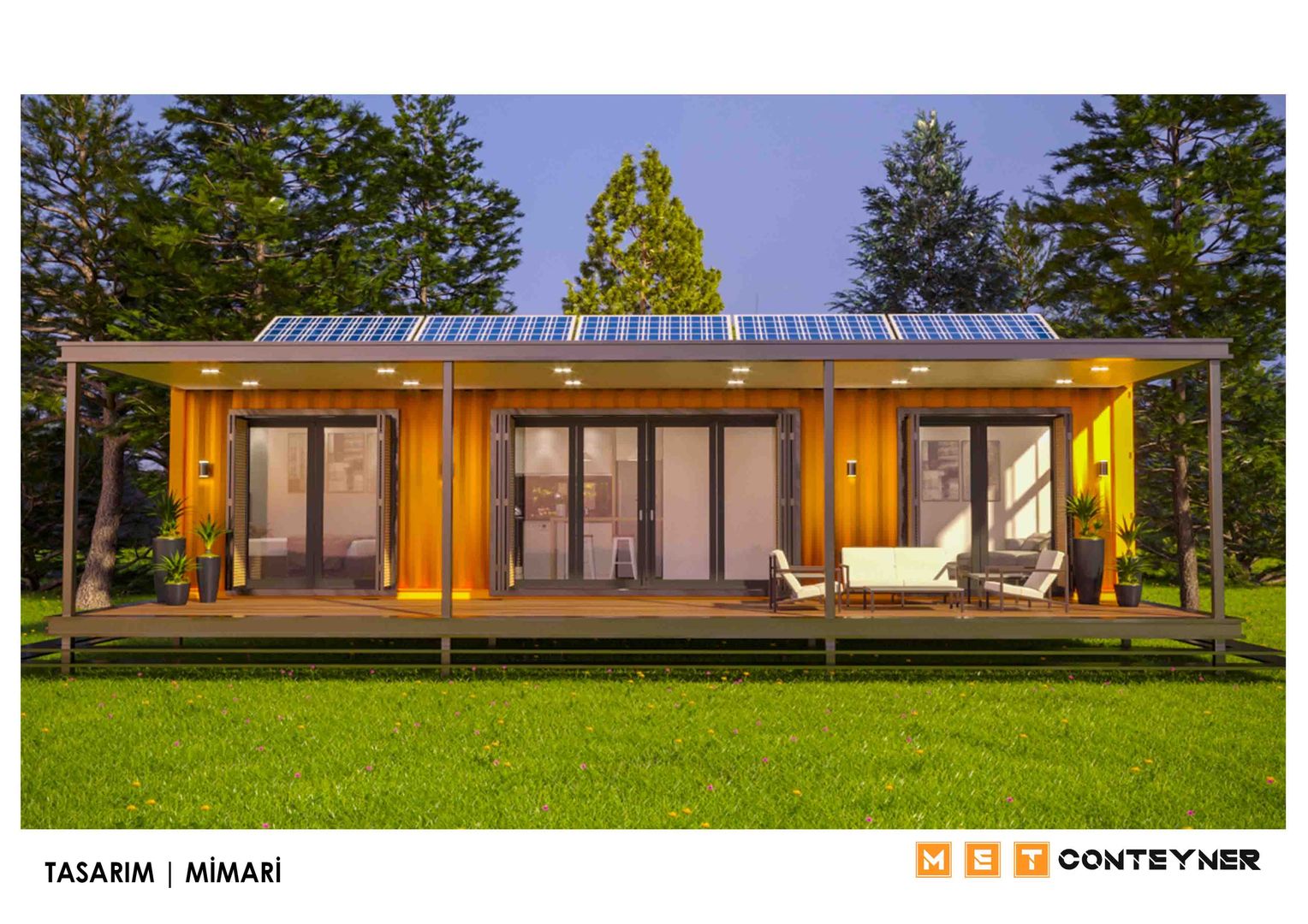 TINY HOUSE | KÜÇÜK EV | KONTEYNER EV, Meteor Mimarlık & Tasarım Meteor Mimarlık & Tasarım Дома в стиле лофт