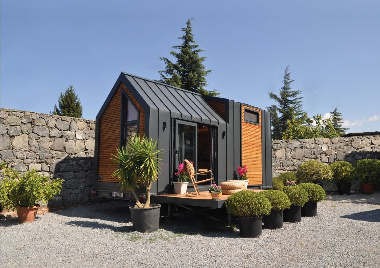 Mooble House MO.1 Mobil Tiny House, Mooble House Mooble House Scandinavische woonkamers IJzer / Staal