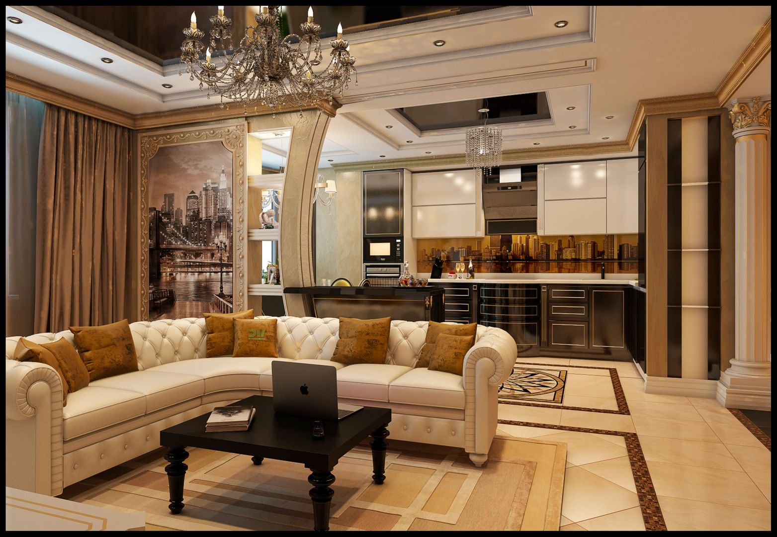 Neoclassik Barocc, Decor-Stil-Grup Decor-Stil-Grup غرفة المعيشة