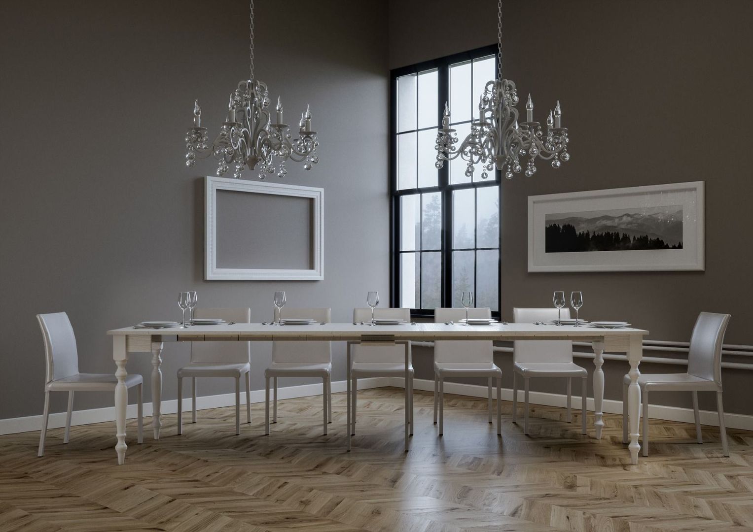 Consolle allungabili in stile classico, itamoby itamoby Classic style dining room Wood Wood effect