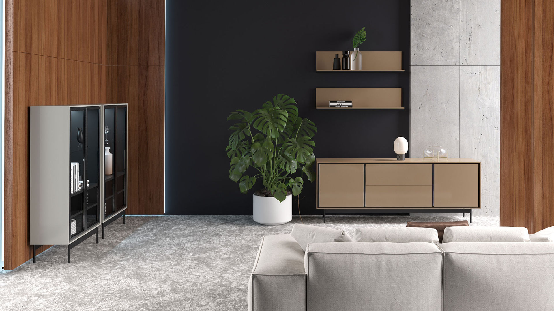 CONTENITORI GIORNO MODERNI, ITALIANELEMENTS ITALIANELEMENTS Modern living room MDF Storage