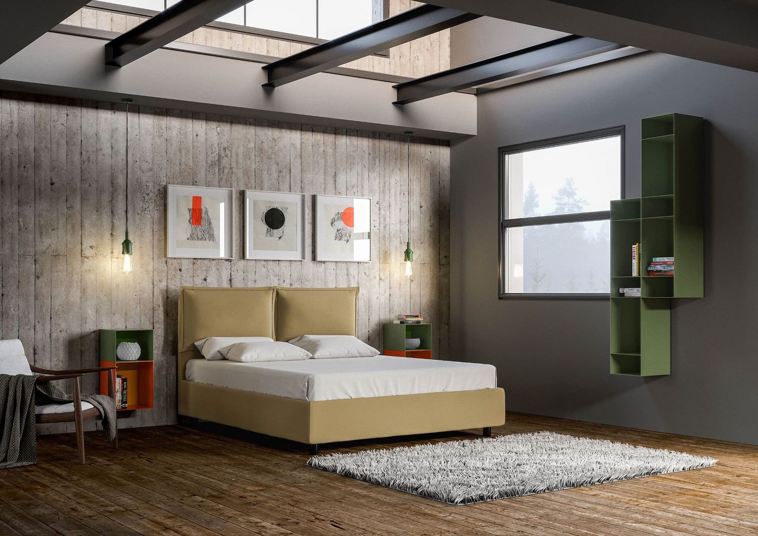 Letti realizzabili su misura, itamoby itamoby Dormitorios de estilo moderno