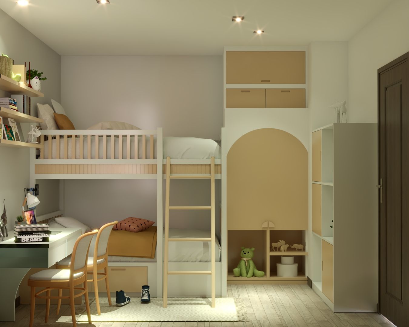 Dormitorio Steven Bello Cuartos para niñas Diseño de Interiores Cusco