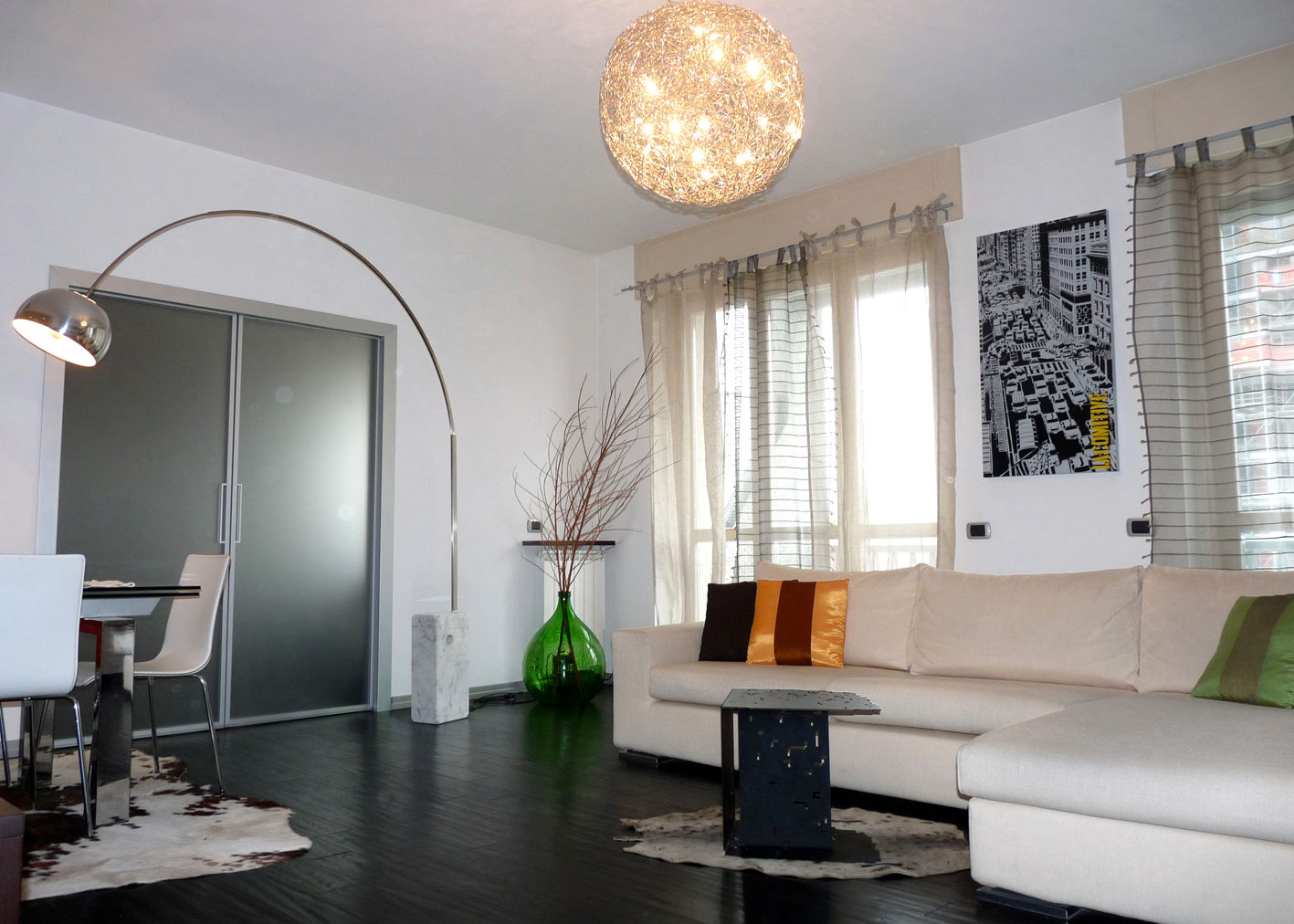 Appartamento F/T Milano, Studio Zay Architecture & Design Studio Zay Architecture & Design Modern living room لکڑی Wood effect