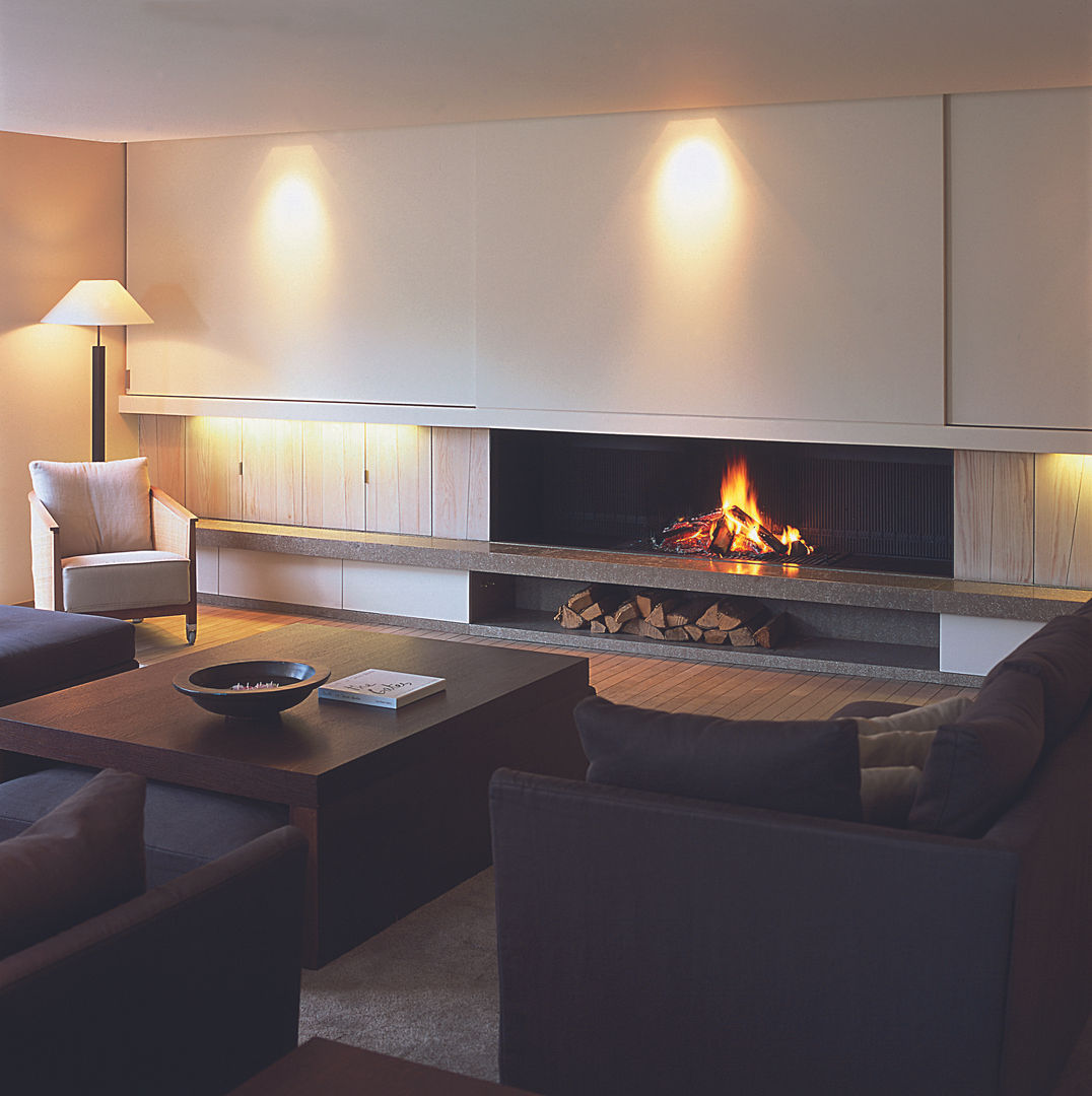 Lareiras abertas a lenha, Biojaq - Comércio e Distribuição de Recuperadores de Calor Lda Biojaq - Comércio e Distribuição de Recuperadores de Calor Lda Modern living room Fireplaces & accessories