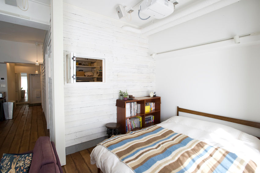 Hamlet-渋谷徒歩１０分、１階庭付き５９m², 株式会社ブルースタジオ 株式会社ブルースタジオ Small bedroom