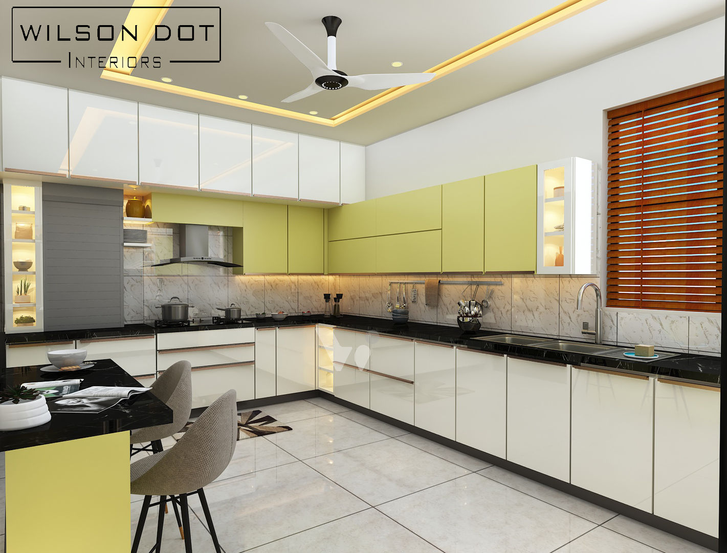 Apartment Interiors, WILSON DOT INTERIORS WILSON DOT INTERIORS Armários de cozinha Contraplacado