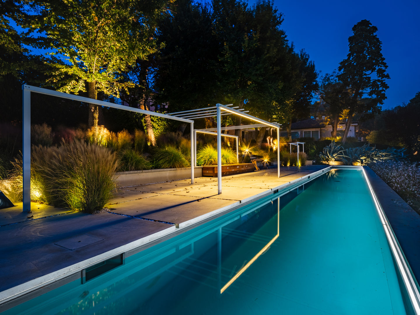 Piscina natatoria in villa privata, Studio Landesign Studio Landesign Garden Pool