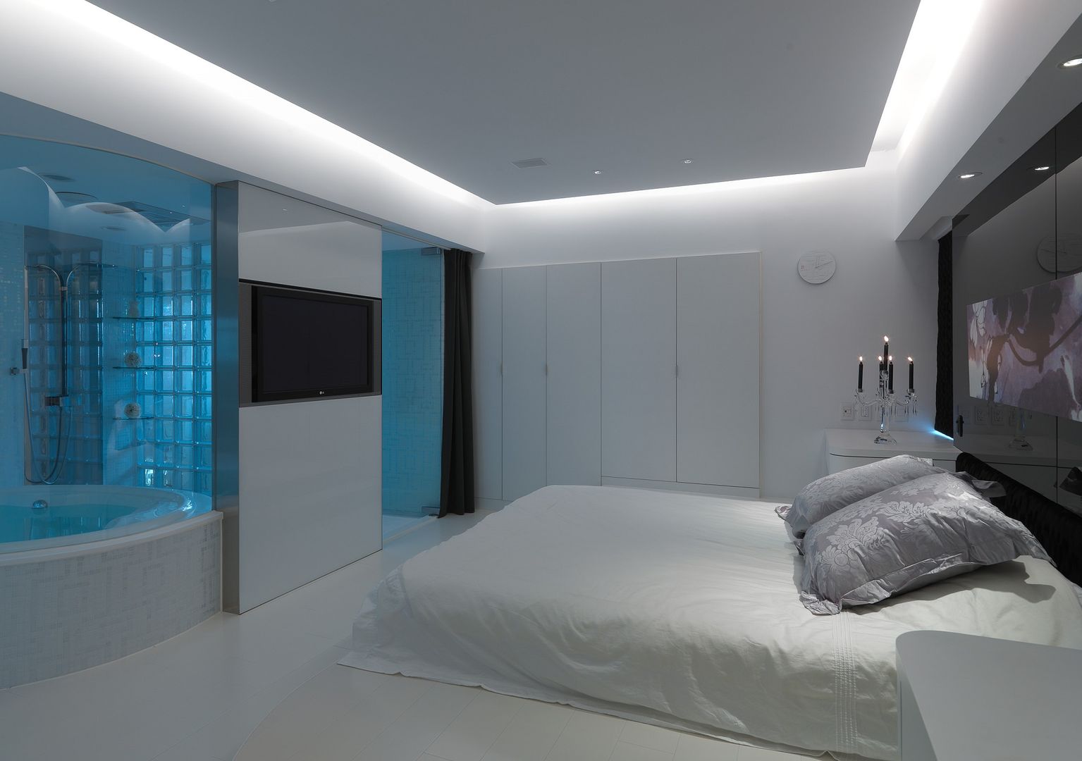 Deep White, 福研設計happystudio 福研設計happystudio Modern style bedroom