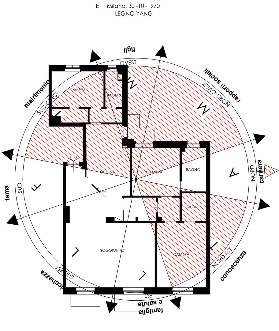 ANALISI DELLE DIREZIONI ROBERTA DANISI architetto FENG SHUI , DIREZIONI FAVOREVOLI, CHI, ENERGIA