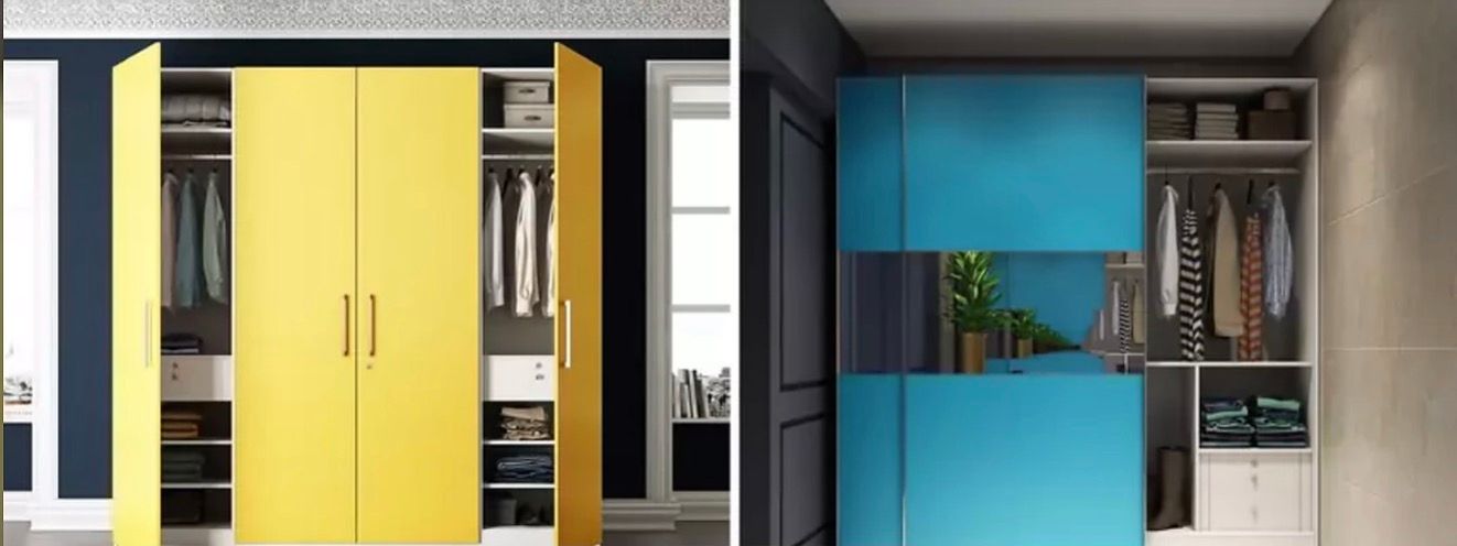 8) Door Style homify Modern style bedroom Wardrobes & closets