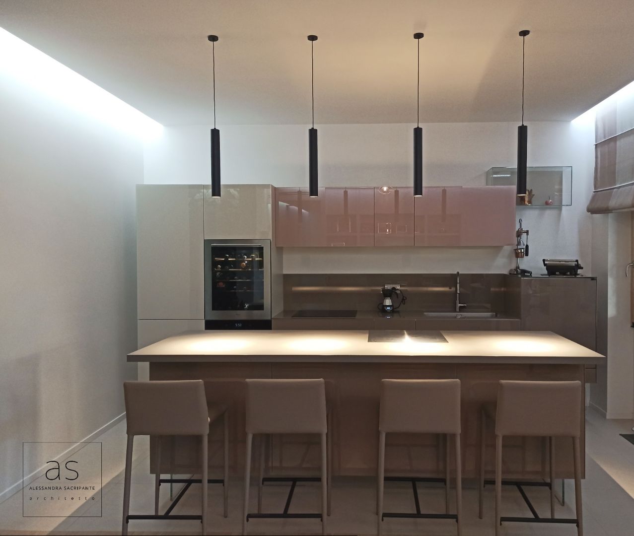 Ristrutturazione appartamento Roma, Alessandra Sacripante Alessandra Sacripante Built-in kitchens