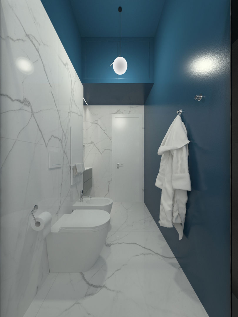 Appartamento a Milano, Bavastrelli&Galimberti Design Studio Bavastrelli&Galimberti Design Studio Ванная комната в стиле модерн