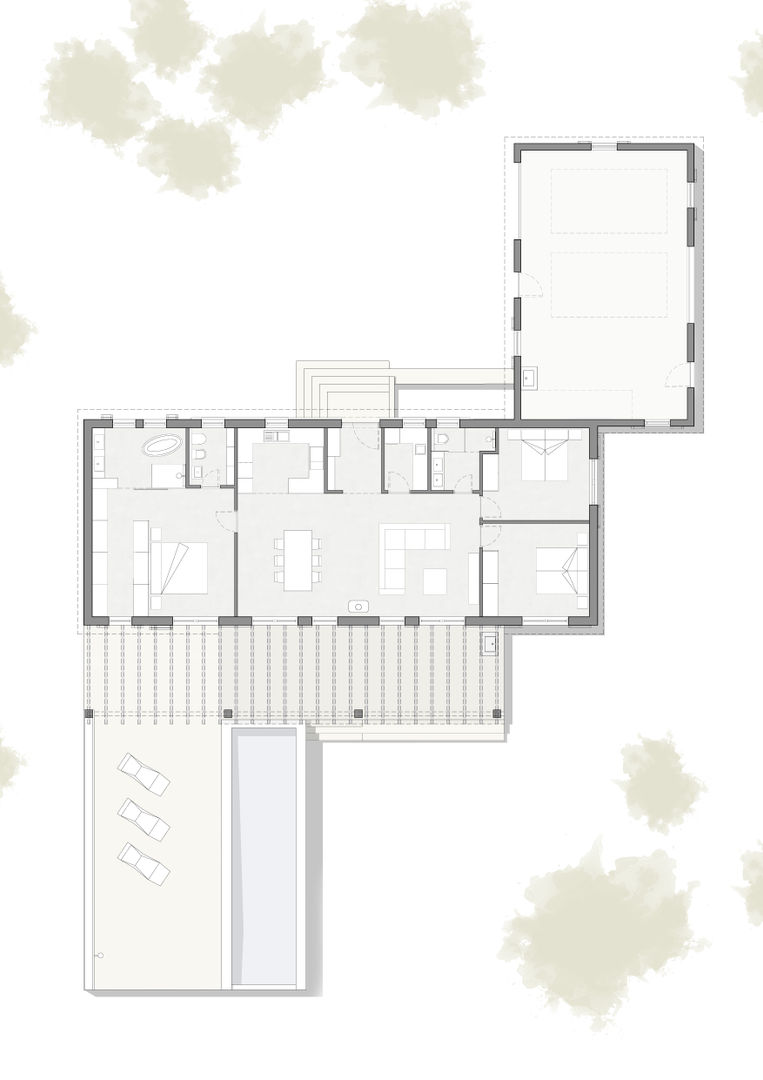 Planta CM ARQUITECTURA Parcelas de agrado