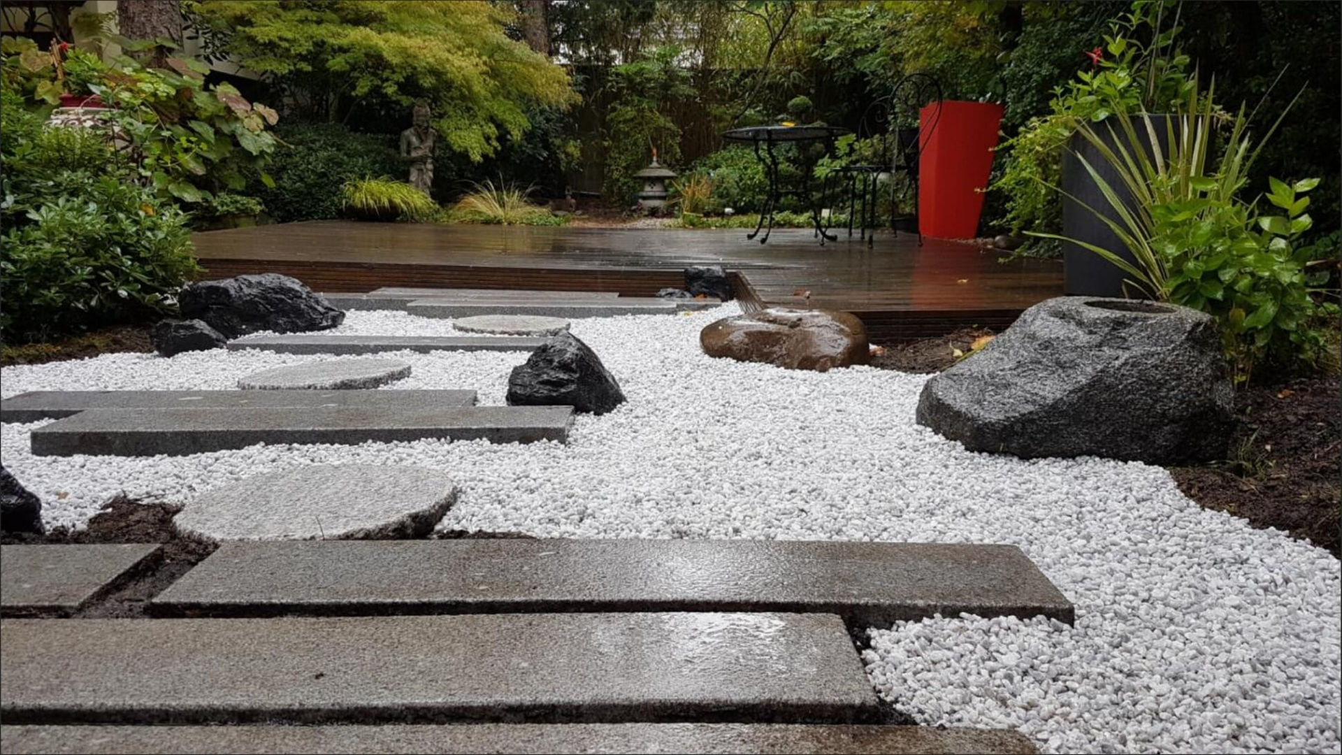 Jardin Japonais, JARDIN JAPONAIS JARDIN JAPONAIS Zen garden Granite