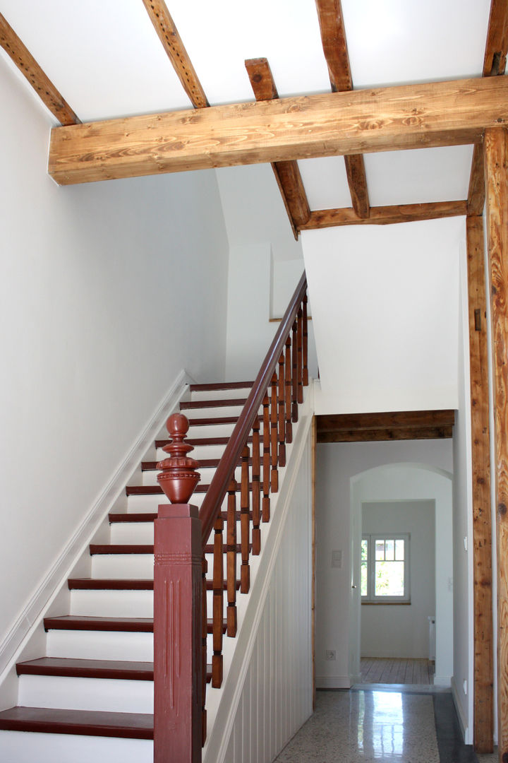 Sanierung denkmalgeschützes Einfamilienhaus, Scholz & Ko InnenArchitekten Scholz & Ko InnenArchitekten Stairs