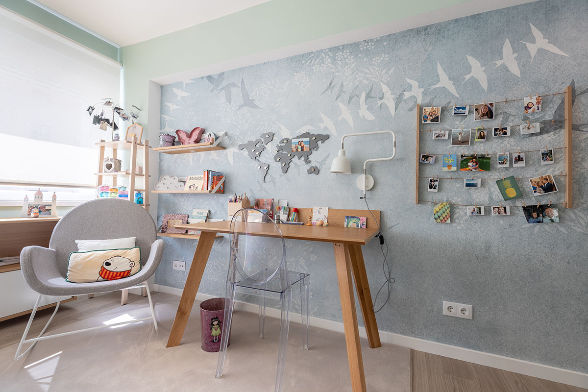 Apartamento em Lisboa - Shi Studio Interior Design, ShiStudio Interior Design ShiStudio Interior Design Dormitorios juveniles