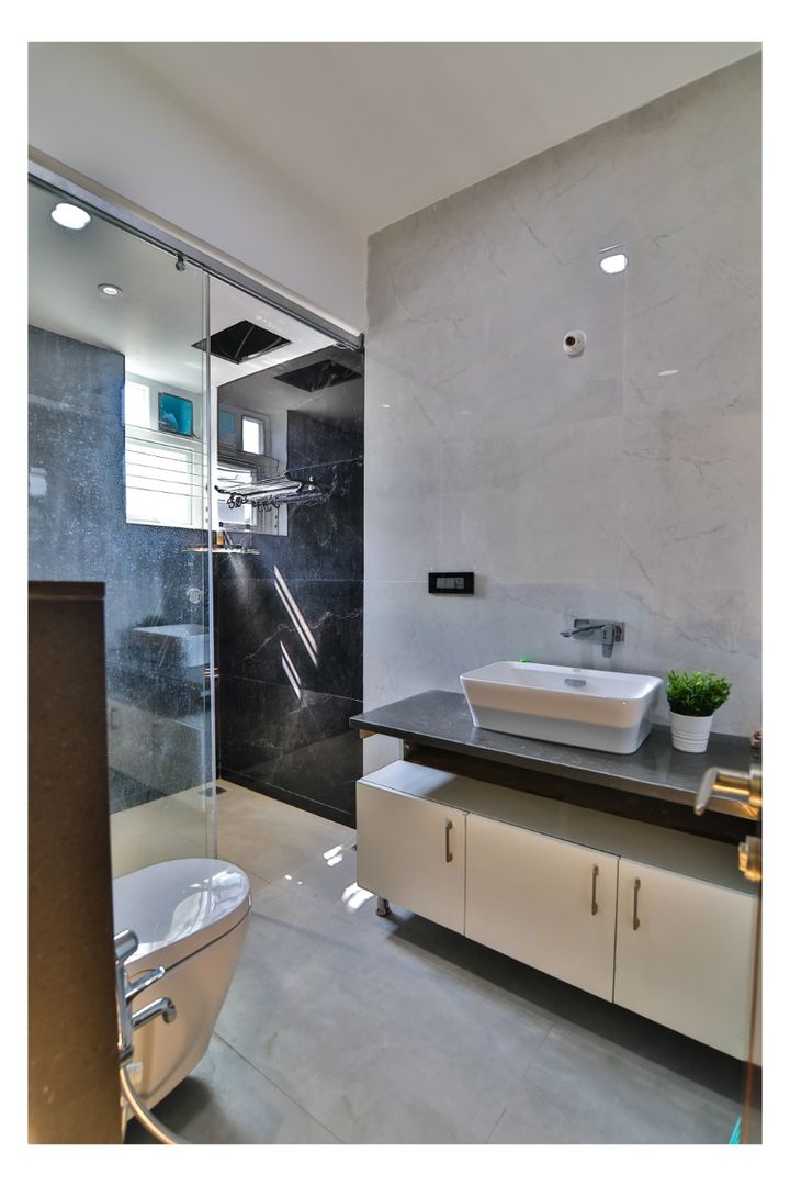 Mr.Madhusudan Gupta , GS Studio Design Consultants GS Studio Design Consultants Modern bathroom