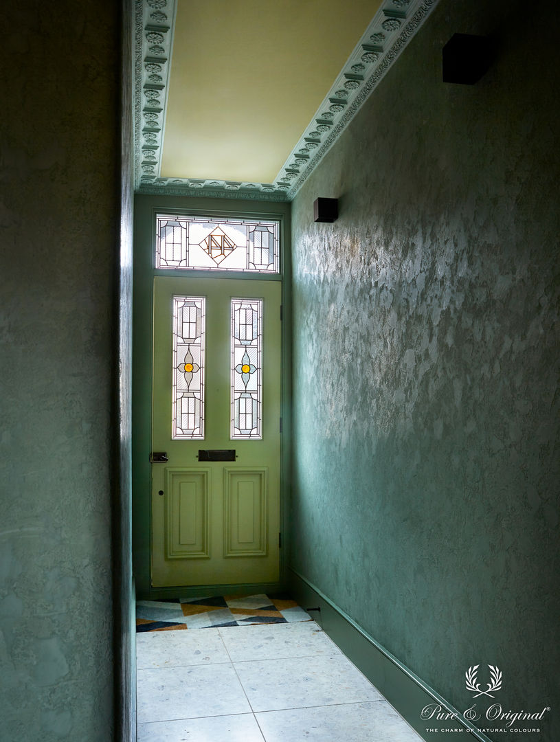 Green Room, Italian Wax, Marrakech Walls Pure & Original Eclectische gangen, hallen & trappenhuizen