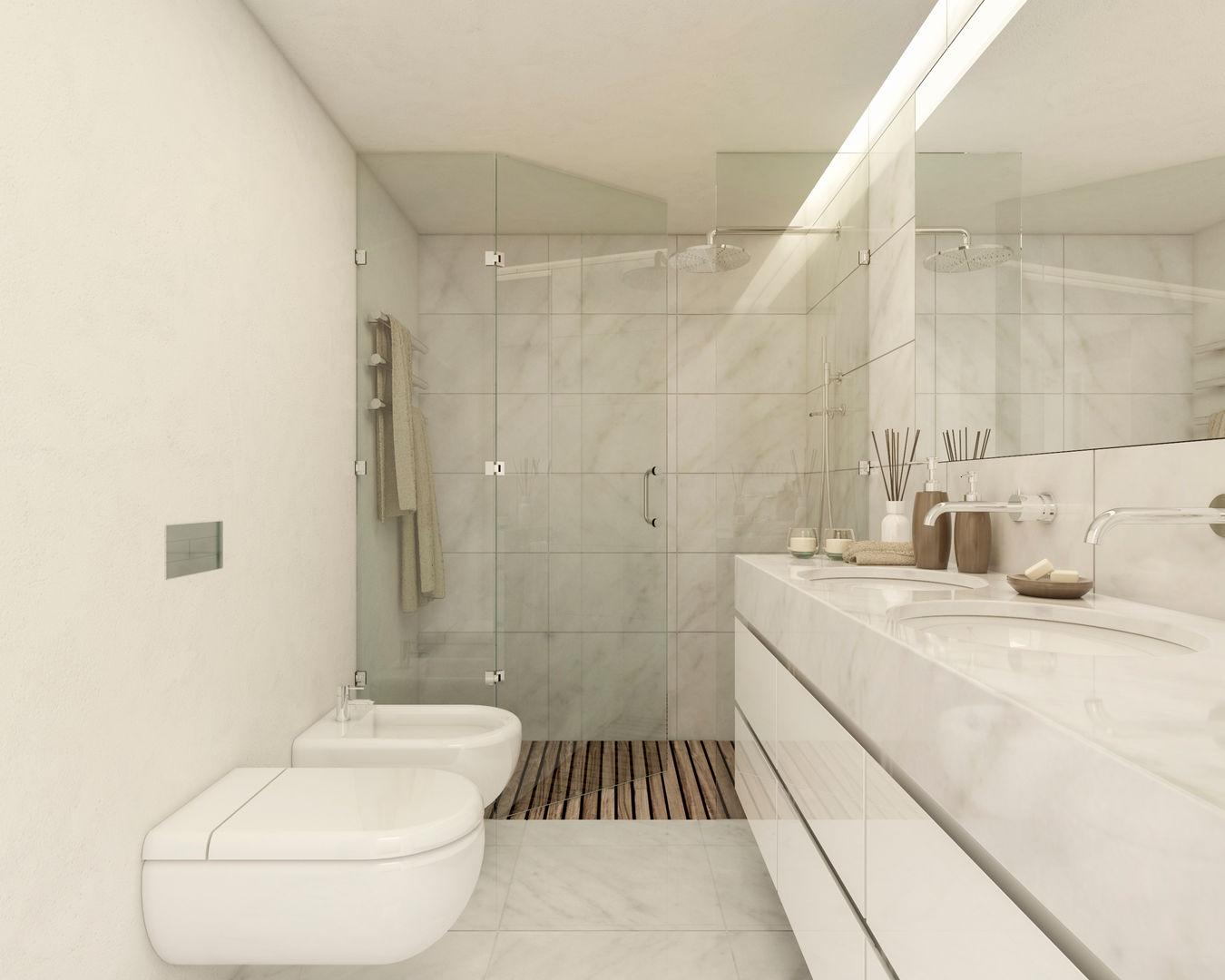 homify Modern bathroom