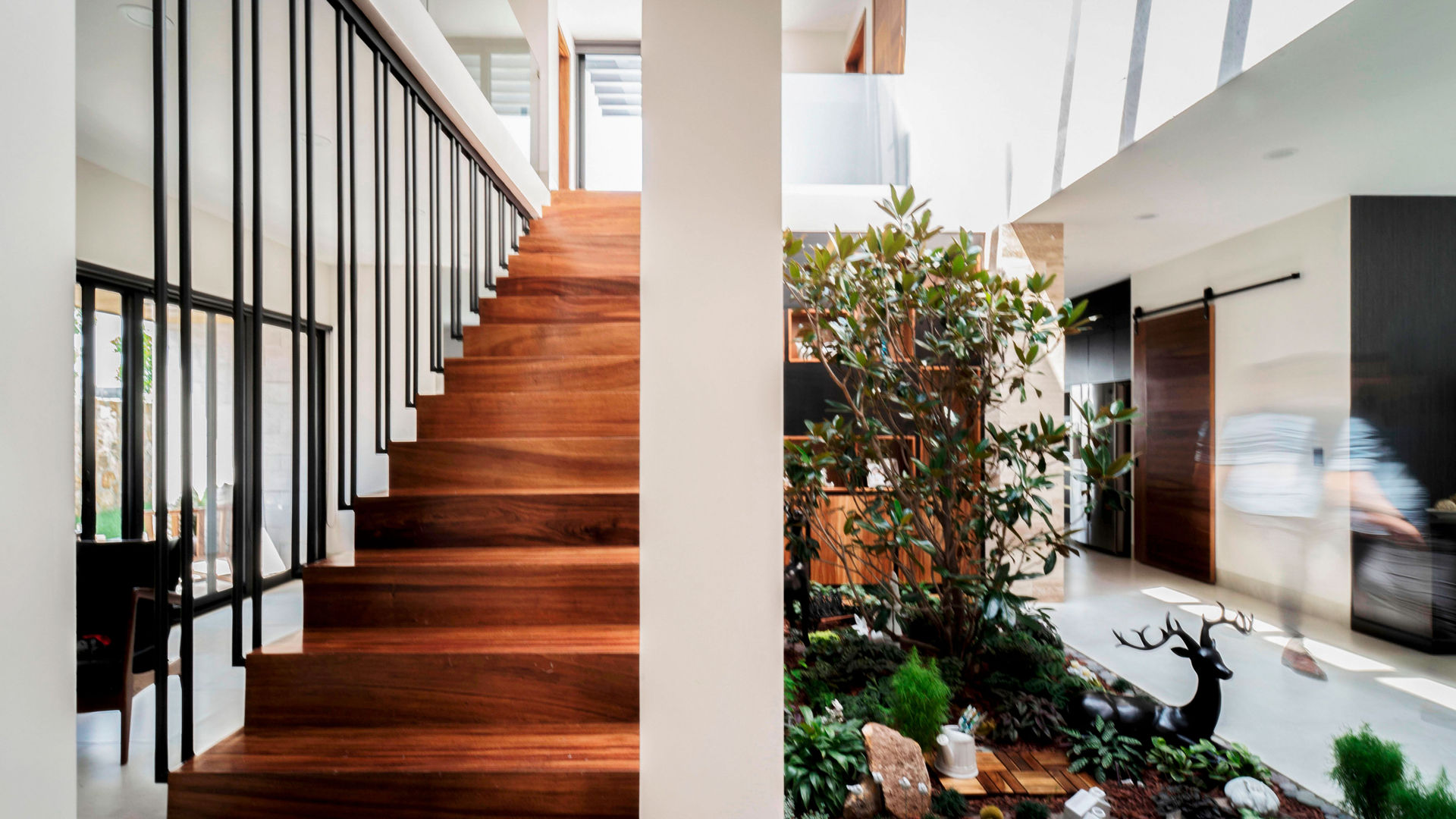 CASA KANAN, ZAMNA ARQUITECTOS SAS DE CV ZAMNA ARQUITECTOS SAS DE CV Stairs Wood Wood effect