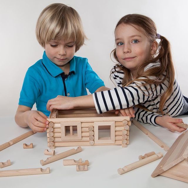 Costruzioni in Legno per bambini , ONLYWOOD ONLYWOOD Phòng trẻ em phong cách kinh điển Gỗ Wood effect Toys