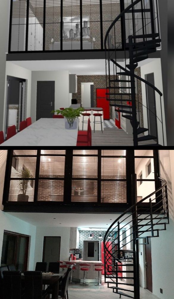 Designing a Loft, CS DESIGN CS DESIGN Modern Çalışma Odası