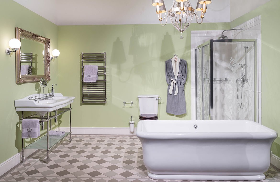 Retro Badezimmer, Traditional Bathrooms GmbH Traditional Bathrooms GmbH 클래식스타일 욕실