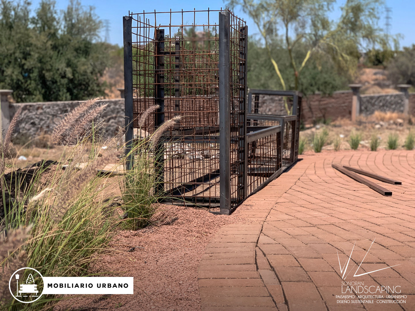 Proyectos Recreativos, Sonoran Landscaping Sonoran Landscaping Rustykalny ogród Meble ogrodowe