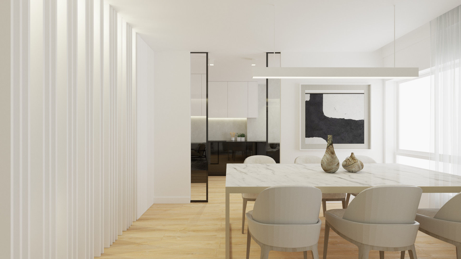 Apartamento Pontinha, Lisboa , NEUTRO ARQUITECTOS NEUTRO ARQUITECTOS Moderne Esszimmer