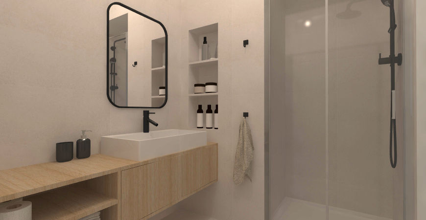 Apartamento AMM, A78 Interiors A78 Interiors Minimalist style bathroom