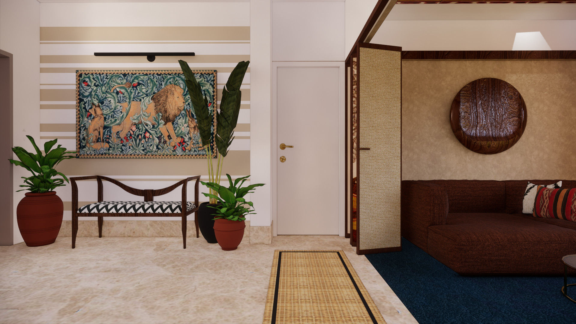 Mr Bhandari's residence, Studio ODD Studio ODD Couloir, entrée, escaliers tropicaux Accessoires & décorations
