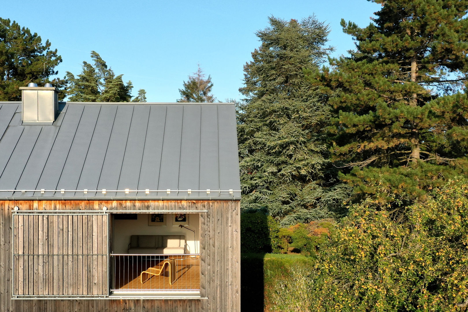 Einfamilienhaus im Taunus, Architekturfotografie Tim Voelter Architekturfotografie Tim Voelter Rumah kayu