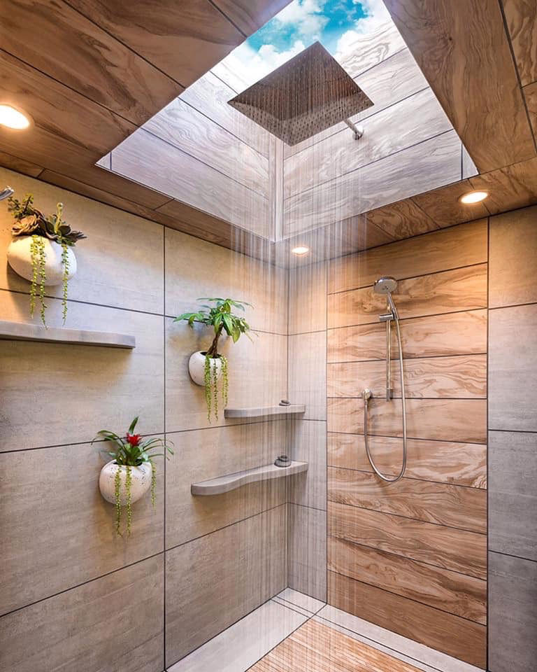 BAÑO CASA HACIENDA Arqcubo Arquitectos Baños modernos Cuarzo Bañeras y duchas