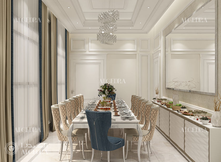 Modern dining room design in Abu Dhabi, Algedra Interior Design Algedra Interior Design Sala da pranzo moderna