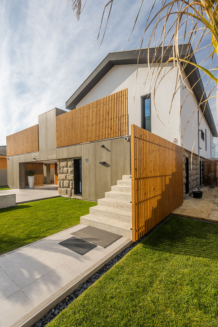 Fachada exterior - Casa na praia - Arquitetura | Decoração - Shi Studio Interior Design ShiStudio Interior Design Vilas