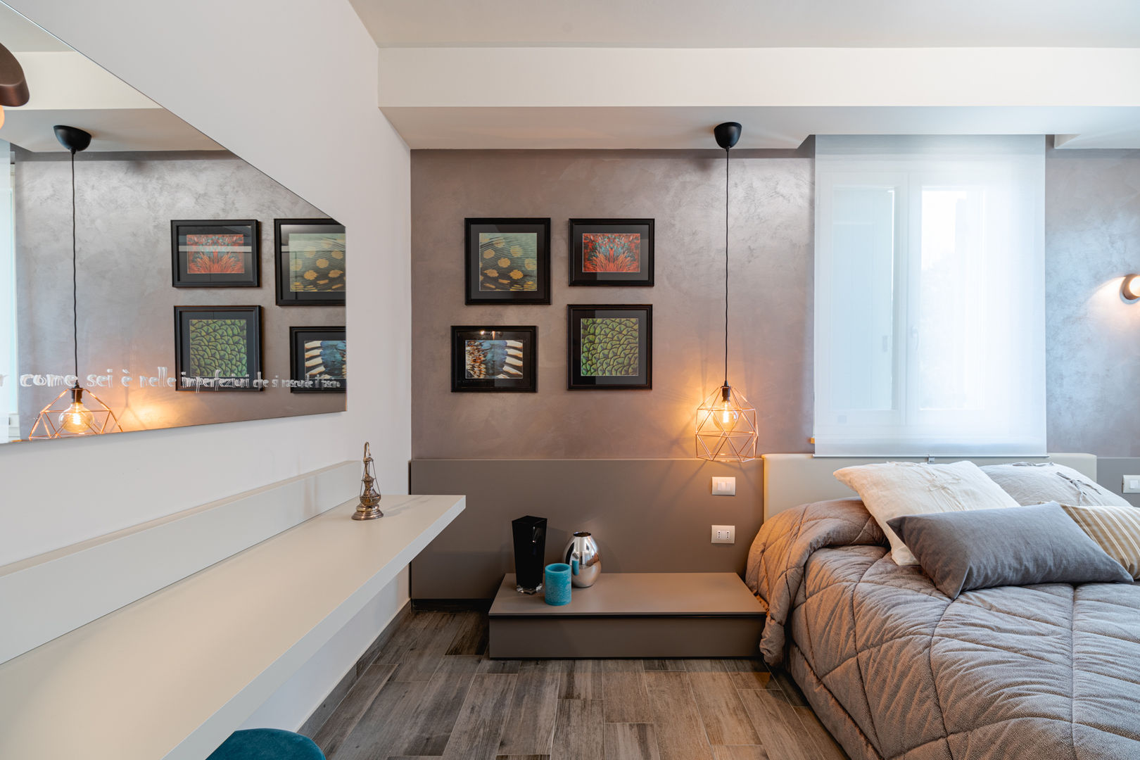 A casa di Eleonora e Giacomo, Abitativo® Abitativo® Modern style bedroom Beds & headboards