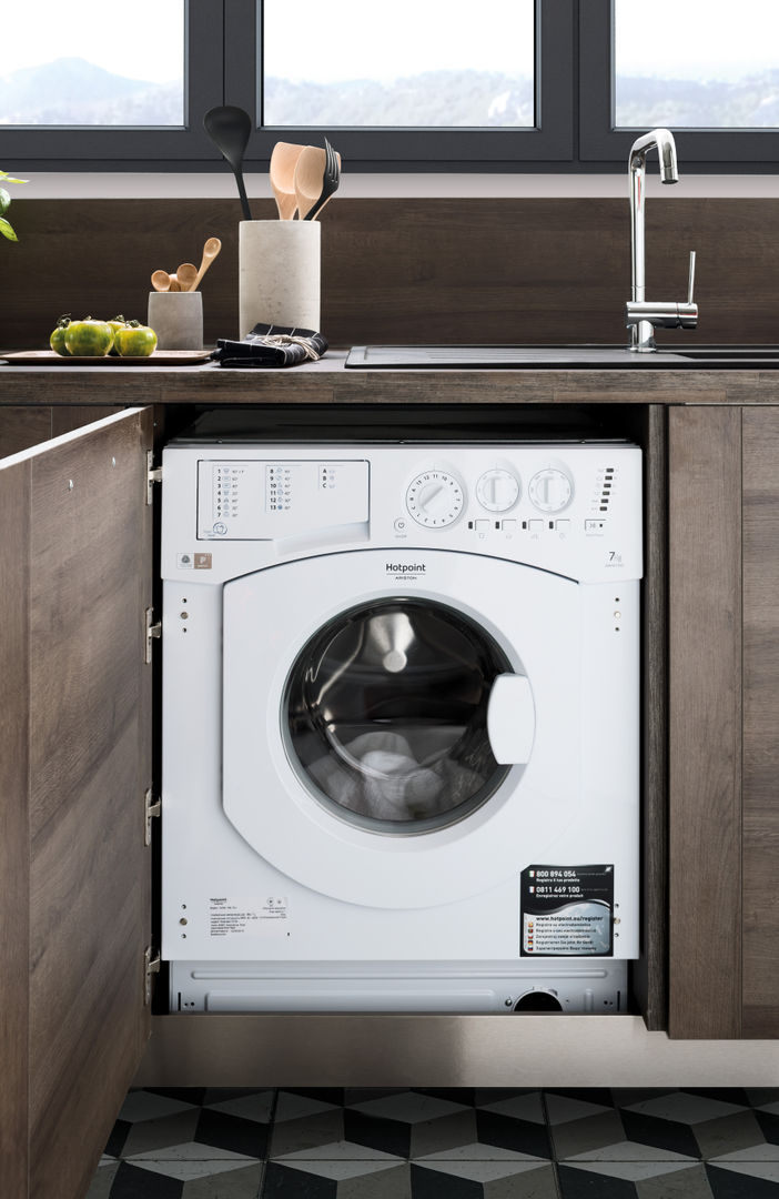 Die Waschmaschine lässt sich bei SCHMIDT auch in der Küche unterbringen Schmidt Küchen Kleine Küche Küchenschrank, Waschmaschine, Küche, Wäsche, Schranksysteme, Single-Haushalt, Platzmangel