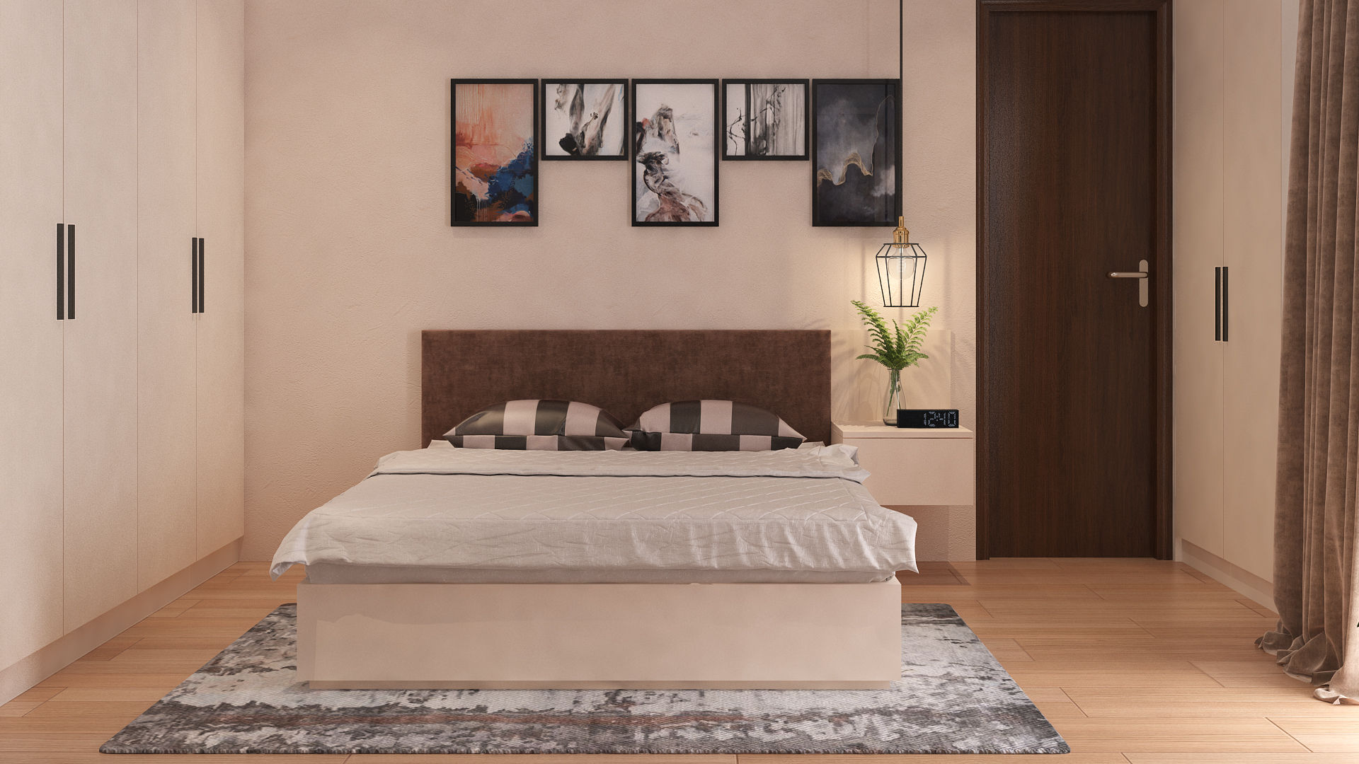 Minimally designed Guest bedroom homify Mediterranean style bedroom