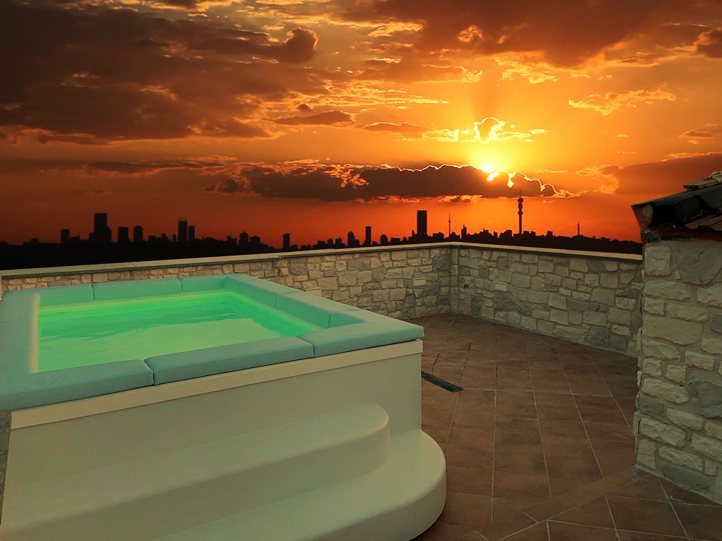 Esclusiva Piscina per Terrazzo: per una Vera SPA sul Terrazzo! | homify