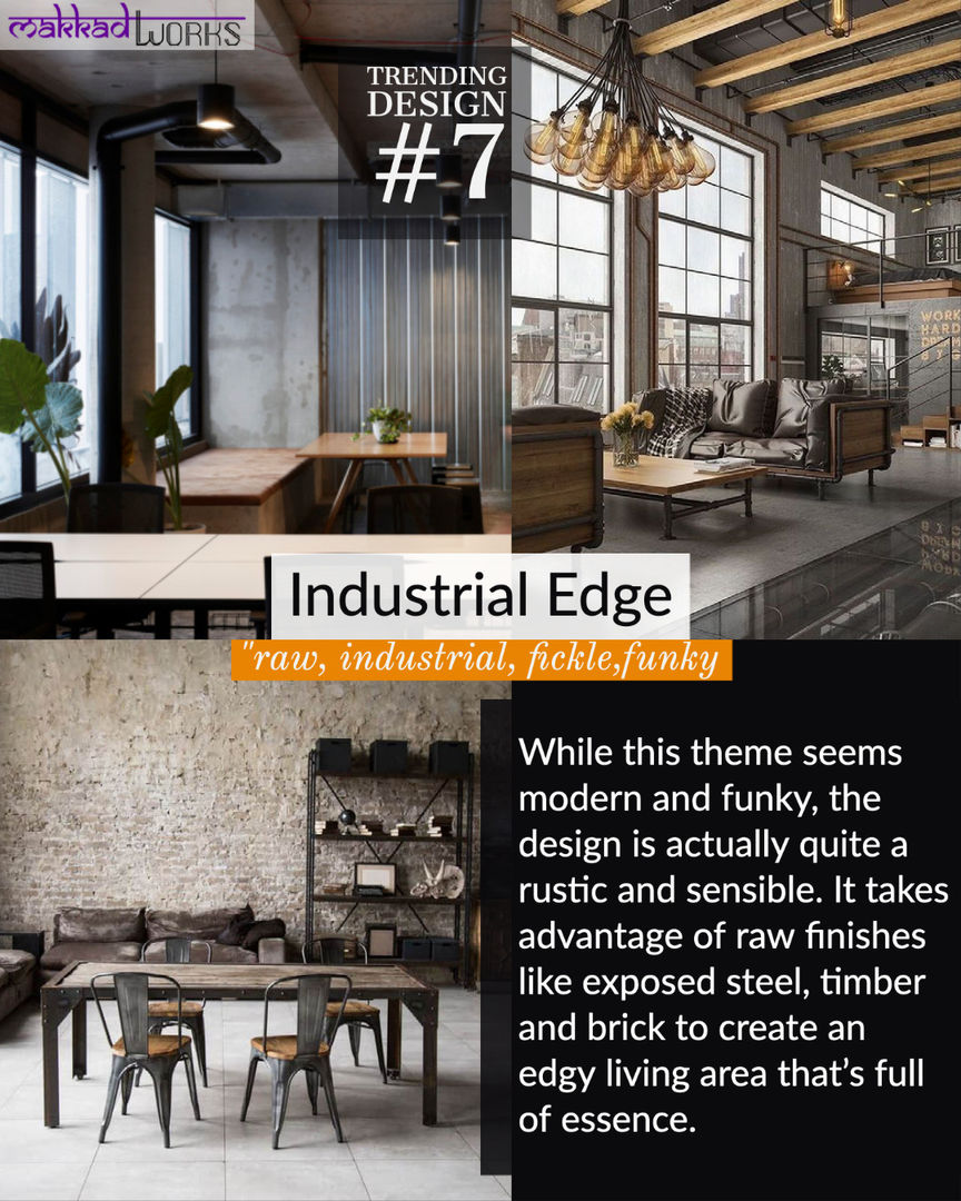 Industrial Edge "raw, industrial, fickle,funky homify Eclectic style living room INTERIOR DESIGN THEMES, INDUSTRIAL EDGE INTERIOR DESIGN, INTERIOR DESIGNER IN DELHI NOIDA, GURGAON