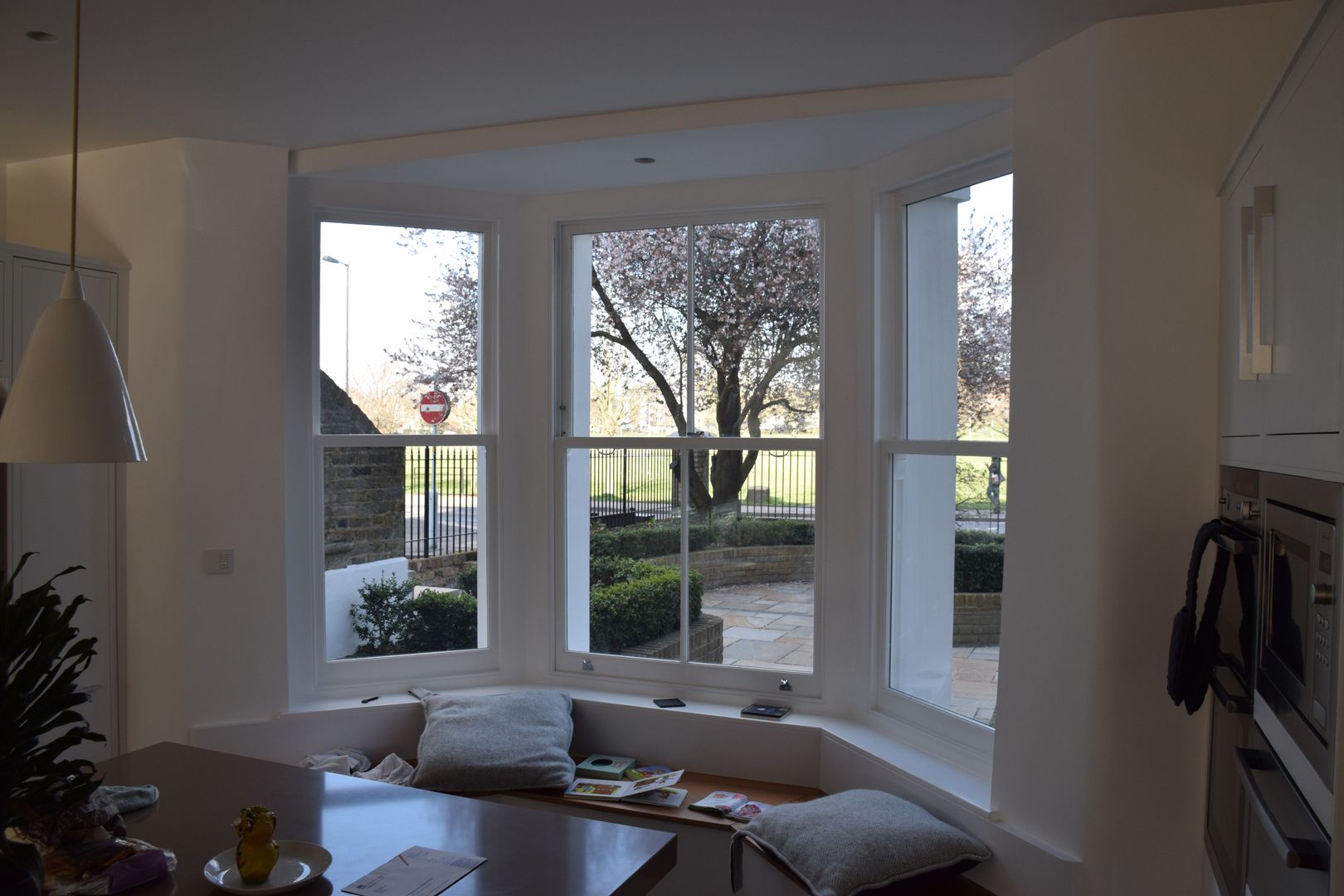 Sash window bay Repair A Sash Ltd Wooden windows Engineered Wood White sash window