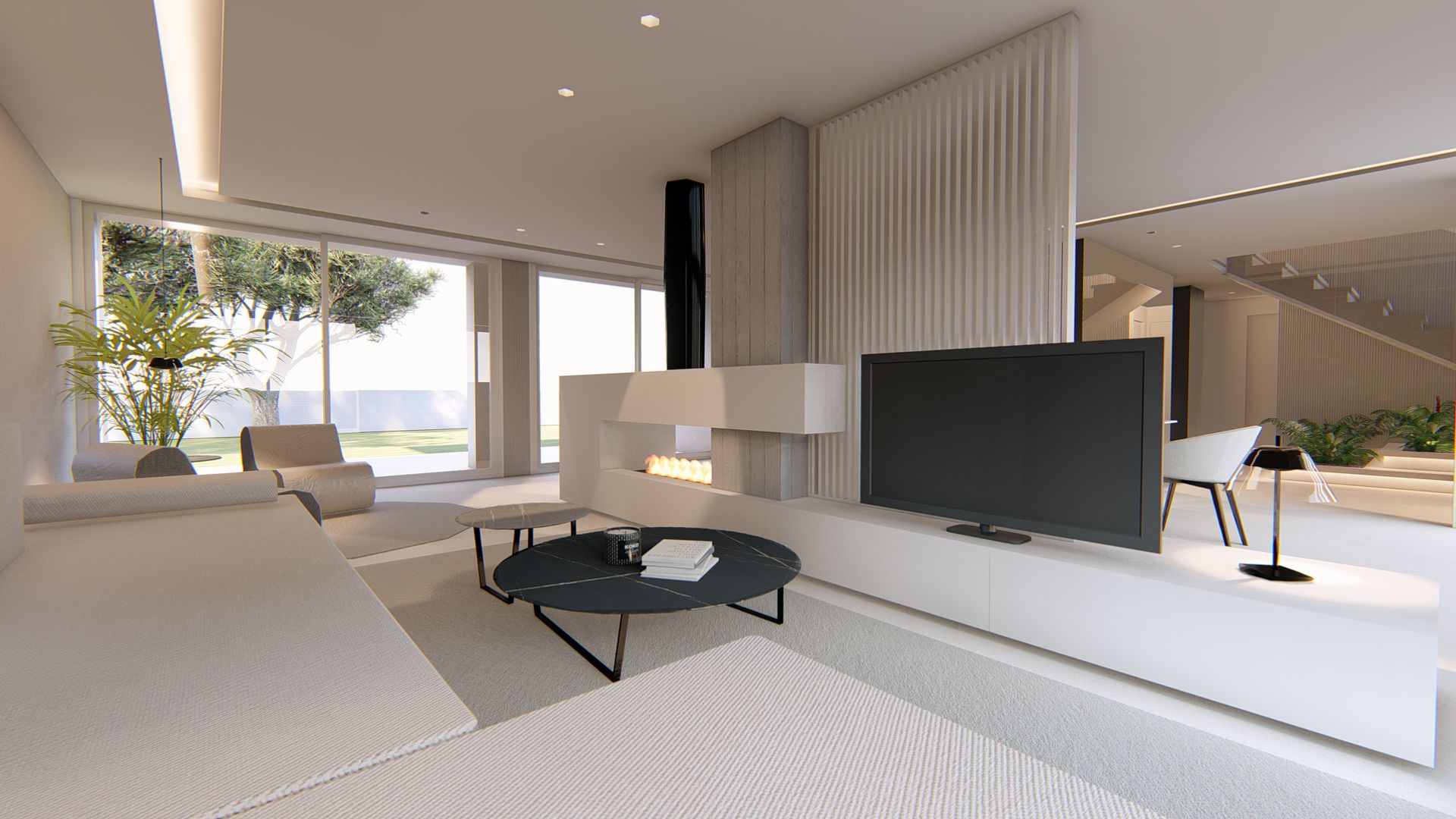 Proyecto de interiorismo en Carcaixent, Valencia, Arquitectura Sostenible e Interiorismo | a-nat Arquitectura Sostenible e Interiorismo | a-nat Living room