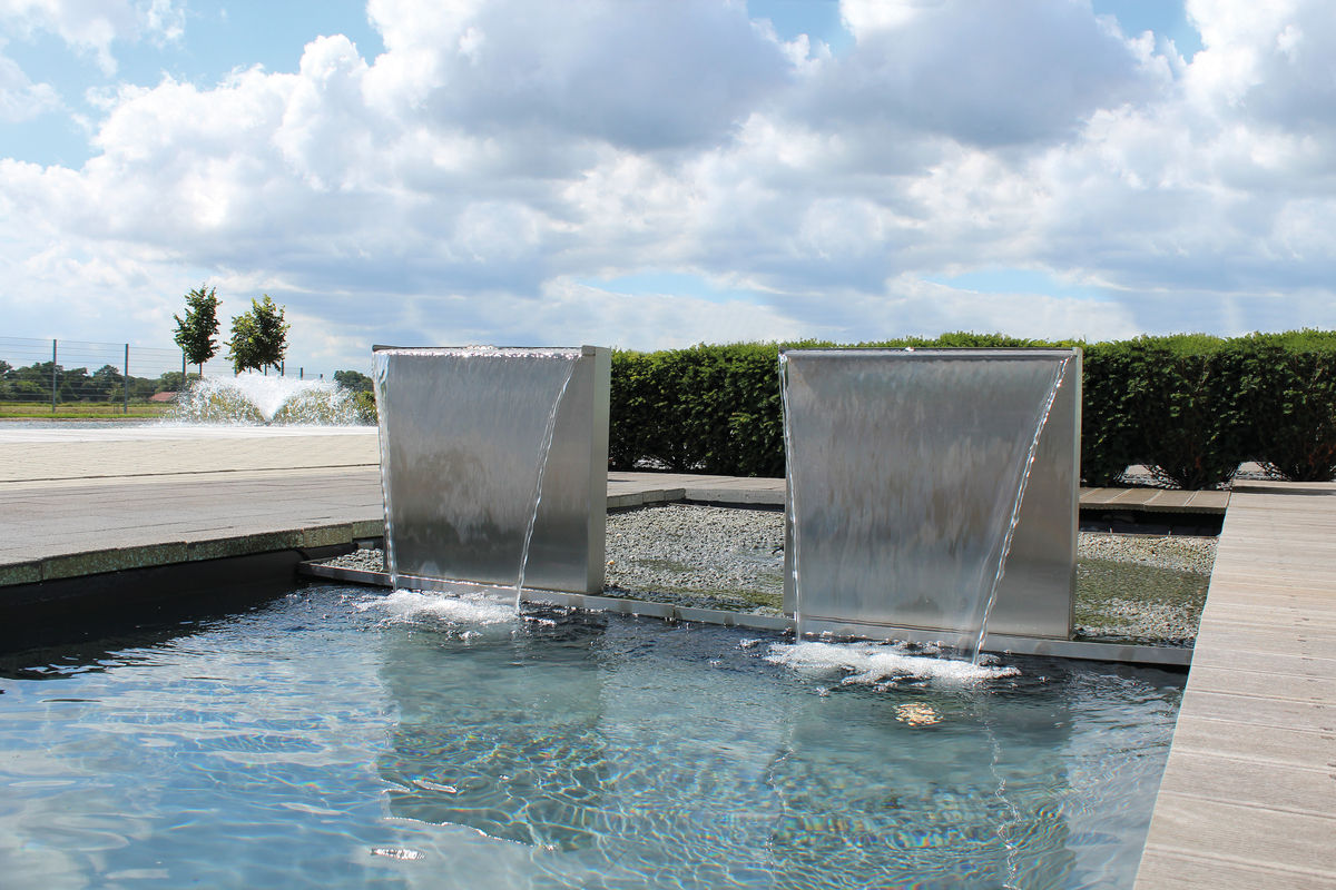 How Beautiful Water Blade Cascades Add Style to the Garden Landscape